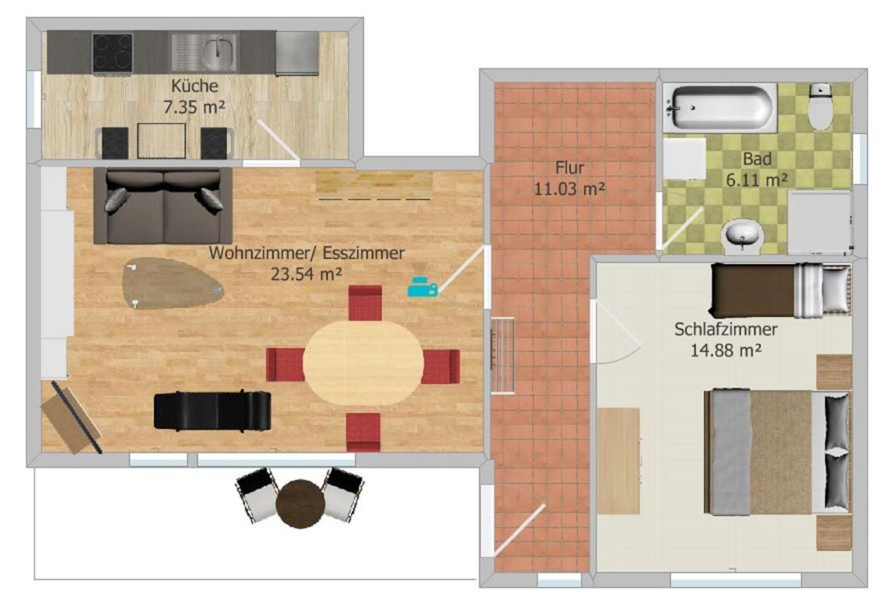 Ferienwohnung Neumann Герсфельд Экстерьер фото